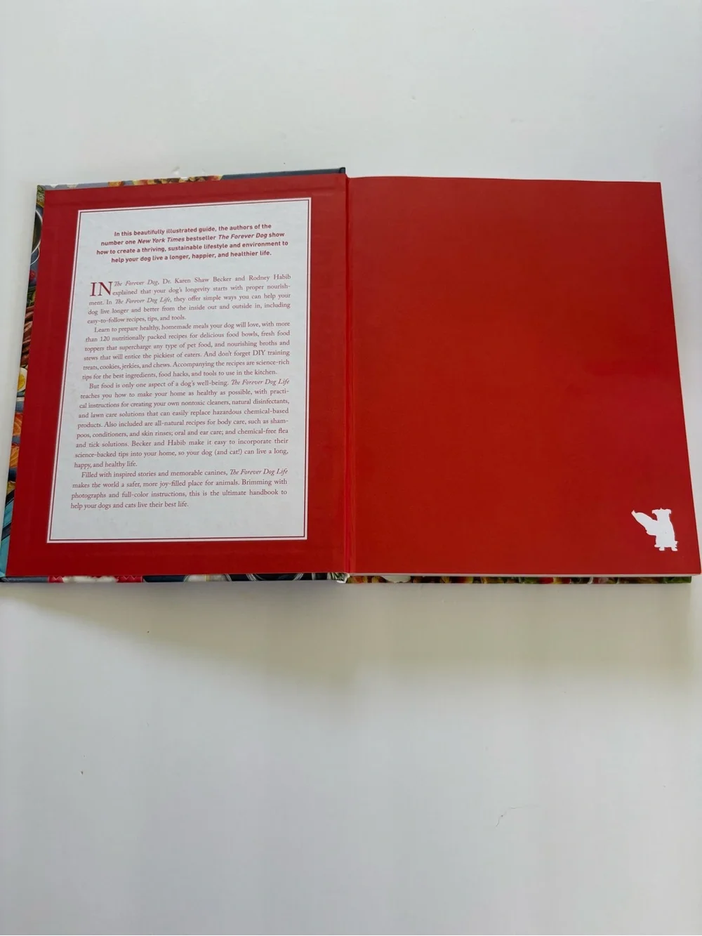 The Forever Dog Life - Dog Care & Recipe Book (White/Cream Cover)
